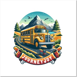 School Bus, Journey Joy Posters and Art